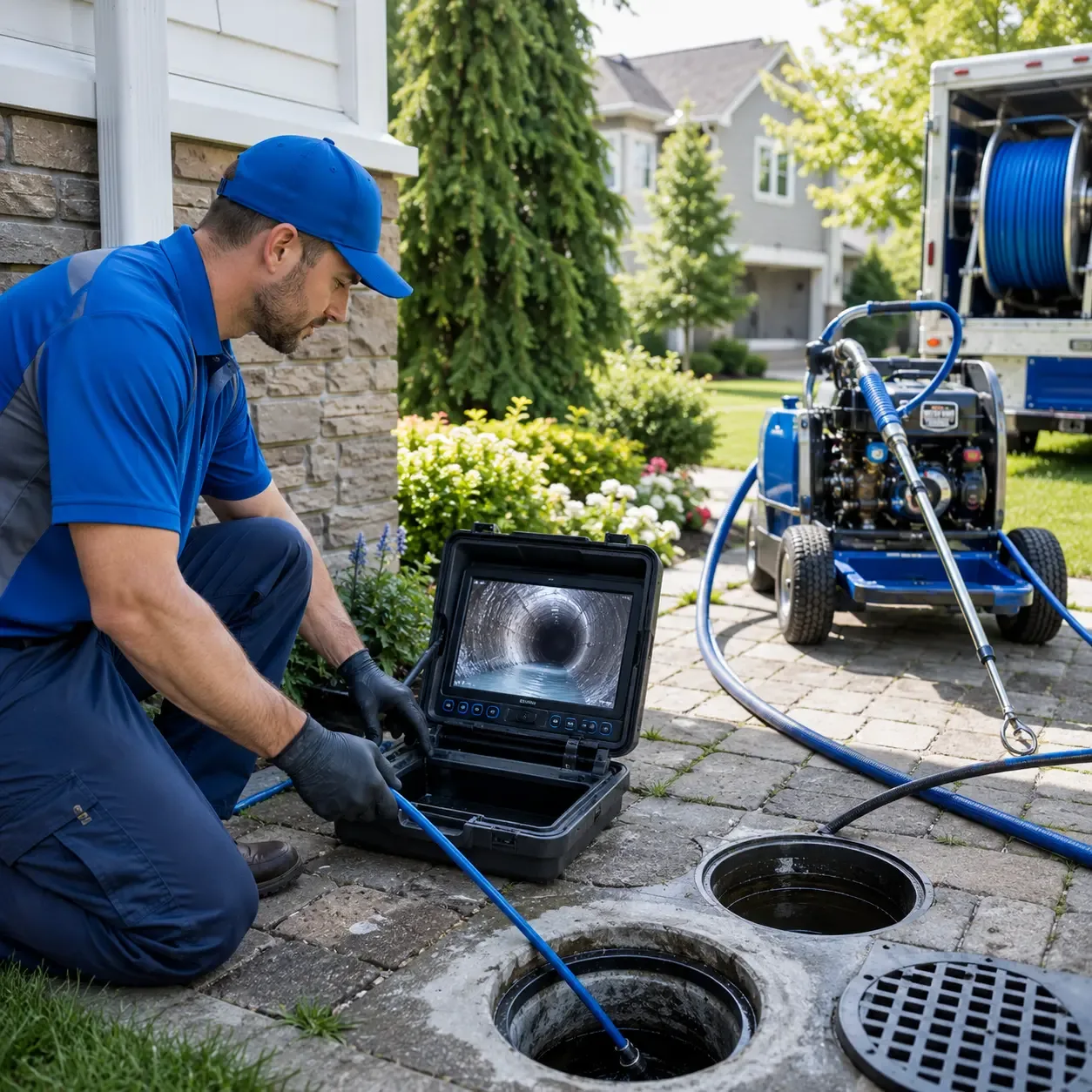 Outdoor drain cleaning professionals serving North Tazewell, VA